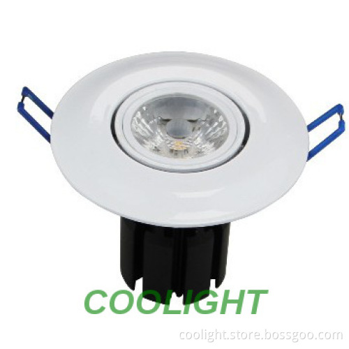 8W dimmable led COB Ceiling light with BRIDGELUX COB